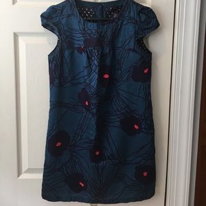 Mod Floral Print Minidress